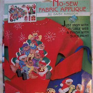 Vintage Daisy Kingdom Full-color Iron-on Transfer Christmas - Bear Tree